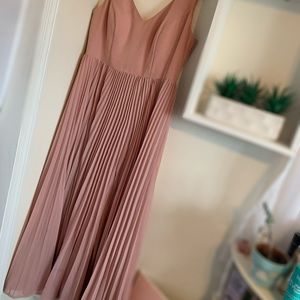JJ’s house Dusty rose maxi formal dress